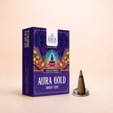 Aura Gold Dhoop Cone