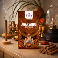 Agarwood Dhoop Sticks – Premium Woody & Rich Aromatic Dhoop for Pooja, Meditation & Home Fragrance