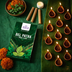 Ilara Bel Patra Dhoop Sticks | Divine & Traditional Fragrance for Pooja, Meditation & Daily Worship