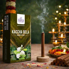 Ilara Kaccha Bela Dhoop Sticks | Nature Series | Premium Floral Fragrance for Pooja, Meditation & Home Fragrance