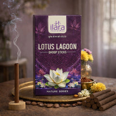 Lotus Lagoon Dhoop Sticks – Premium Floral Fragrance for Pooja, Meditation & Home