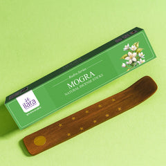 Mogra Premium Incense Sticks – 120 Sticks × Pack of 12 | Rich Jasmine Floral Fragrance Agarbatti | 1 Big Box