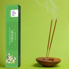 Mogra Premium Incense Sticks – 120 Sticks × Pack of 12 | Rich Jasmine Floral Fragrance Agarbatti | 1 Big Box
