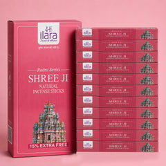 Shree Ji Premium Incense Sticks – 120 Sticks × Pack of 12 | Long-Lasting Divine Fragrance Agarbatti for Pooja, Meditation & Home