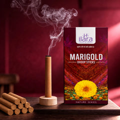 Mari Gold Dhoop Sticks – Premium Floral Fragrance | Long-Lasting Aromatic Dhoop for Pooja, Meditation & Home
