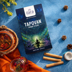 Tapovan Premium Dhoop Sticks – Soothing Herbal & Woody Fragrance for Pooja, Meditation & Daily Use