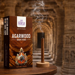 Agarwood Dhoop Sticks – Premium Woody & Rich Aromatic Dhoop for Pooja, Meditation & Home Fragrance