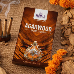 Agarwood Dhoop Sticks – Premium Woody & Rich Aromatic Dhoop for Pooja, Meditation & Home Fragrance