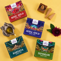 Ilara Angad Series Dhoop Cones – Premium Fragrance Combo Pack (4 Variants)