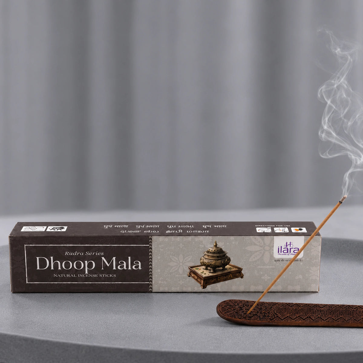Dhoop Mala Premium Incense Sticks 100g | Long-Lasting Fragrance Agarbatti for Puja, Meditation & Home Fragrance