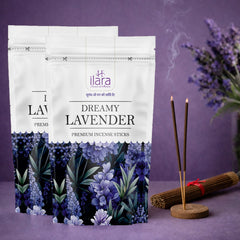 Dreamy Lavender Premium Incense Sticks Pouch – Soothing Floral Lavender Fragrance for Meditation, Relaxation & Daily Pooja
