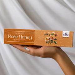 Rose Honey Premium Incense Sticks 100g | Sweet Rose & Honey Fragrance Agarbatti | Long-Lasting Floral Aroma for Pooja, Meditation, Prayer & Home Fragrance