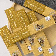White Loban Premium Incense Sticks – 100g Pack | Rich Frankincense & Loban Fragrance | Aromatic Agarbatti for Pooja, Meditation & Home Fragrance
