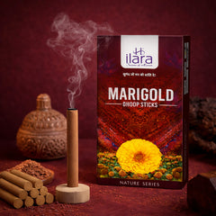 Mari Gold Dhoop Sticks – Premium Floral Fragrance | Long-Lasting Aromatic Dhoop for Pooja, Meditation & Home