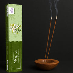 Mogra Premium Incense Sticks – 100g Pack | Rich Floral Jasmine Fragrance for Pooja, Meditation & Home Fragrance