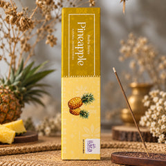 ILARA Pineapple Premium Incense Sticks 100g Pack | Sweet & Fruity Tropical Fragrance | Long-Lasting Aromatic Agarbatti for Pooja, Meditation, Relaxation & Home Fragrance